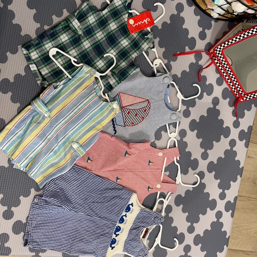 13 - Baby boy one pieces sz 6-12 month